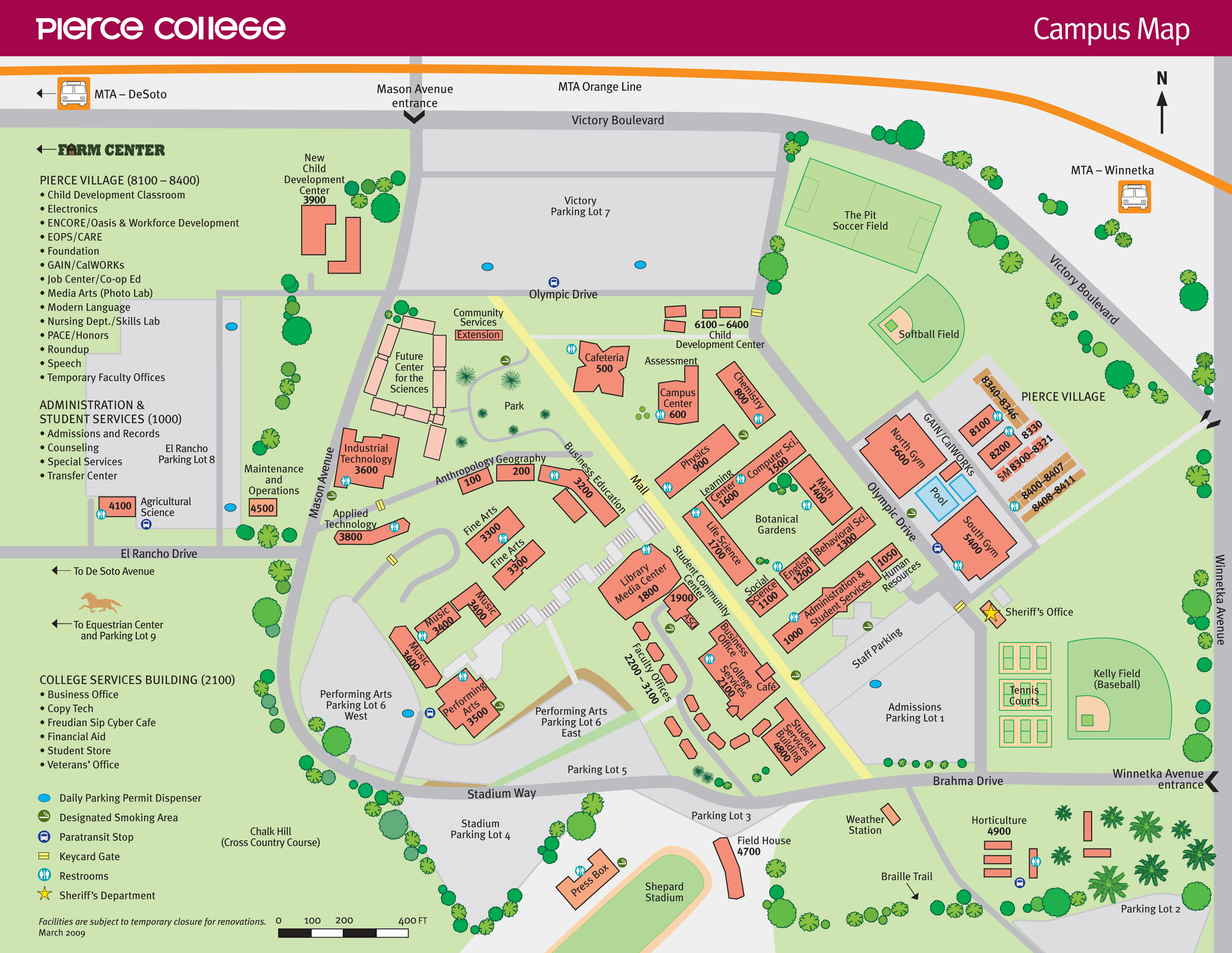 Pierce College Puyallup Campus Map